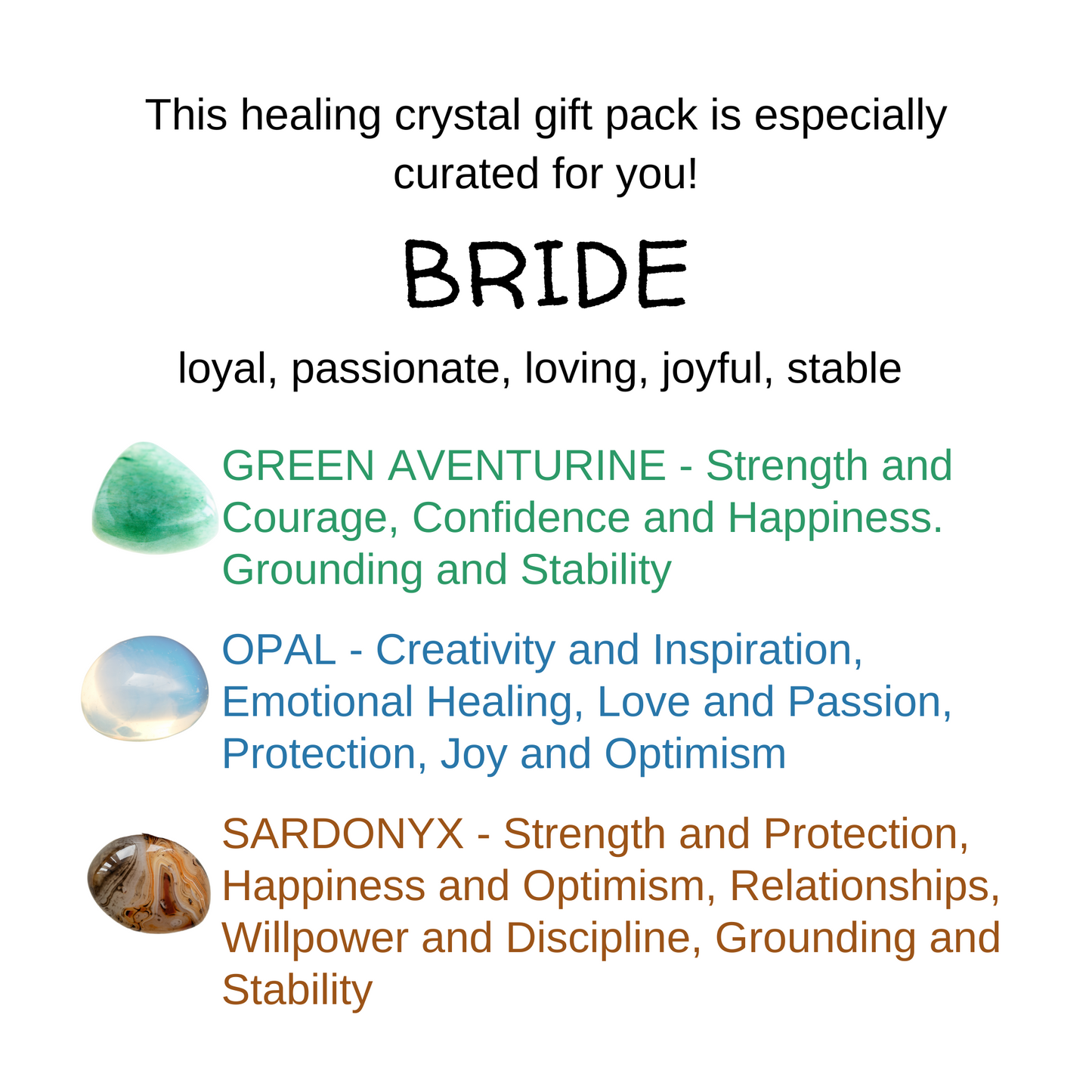 Family & Friends Self-Care Crystal Gift Box