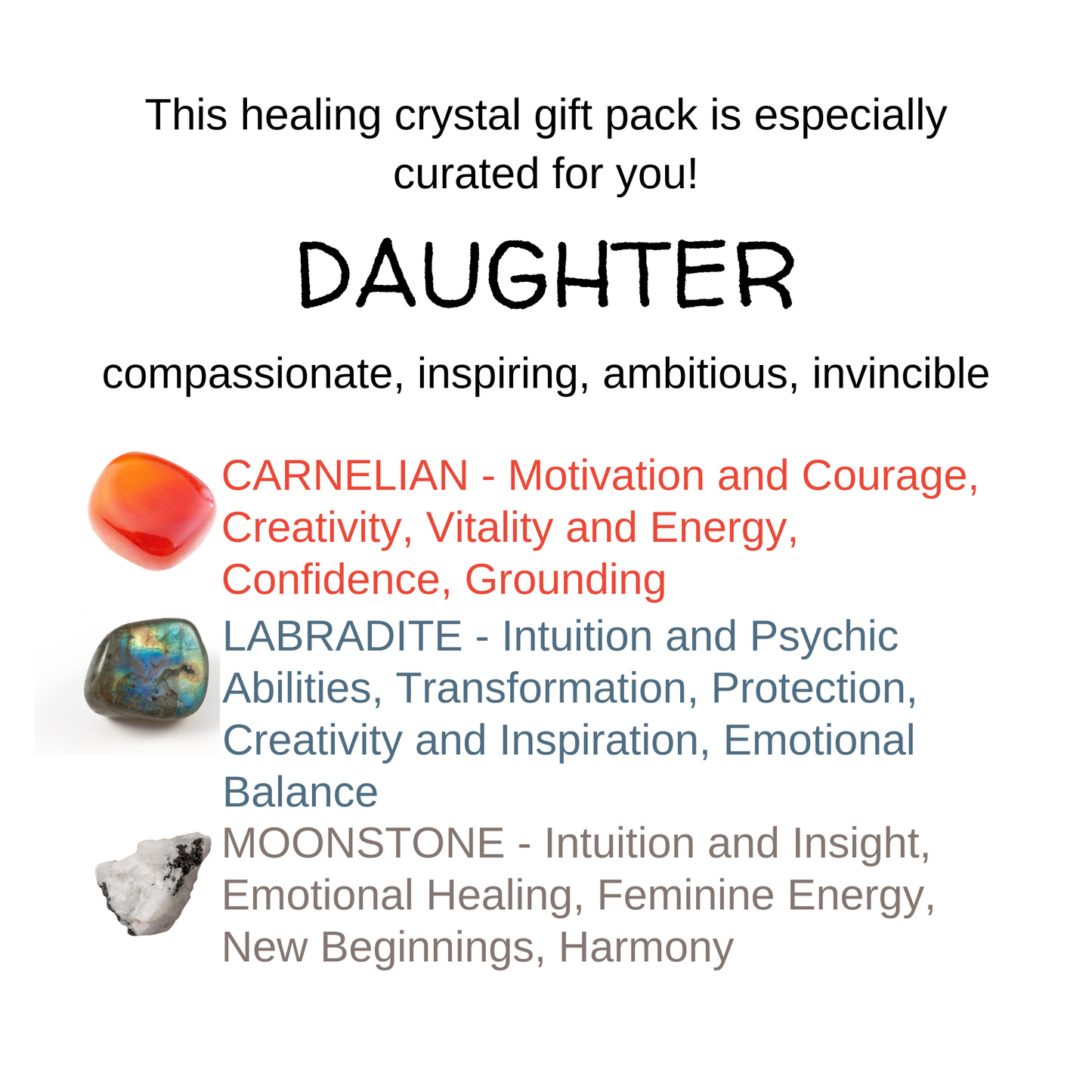 Family & Friends Self-Care Crystal Gift Box