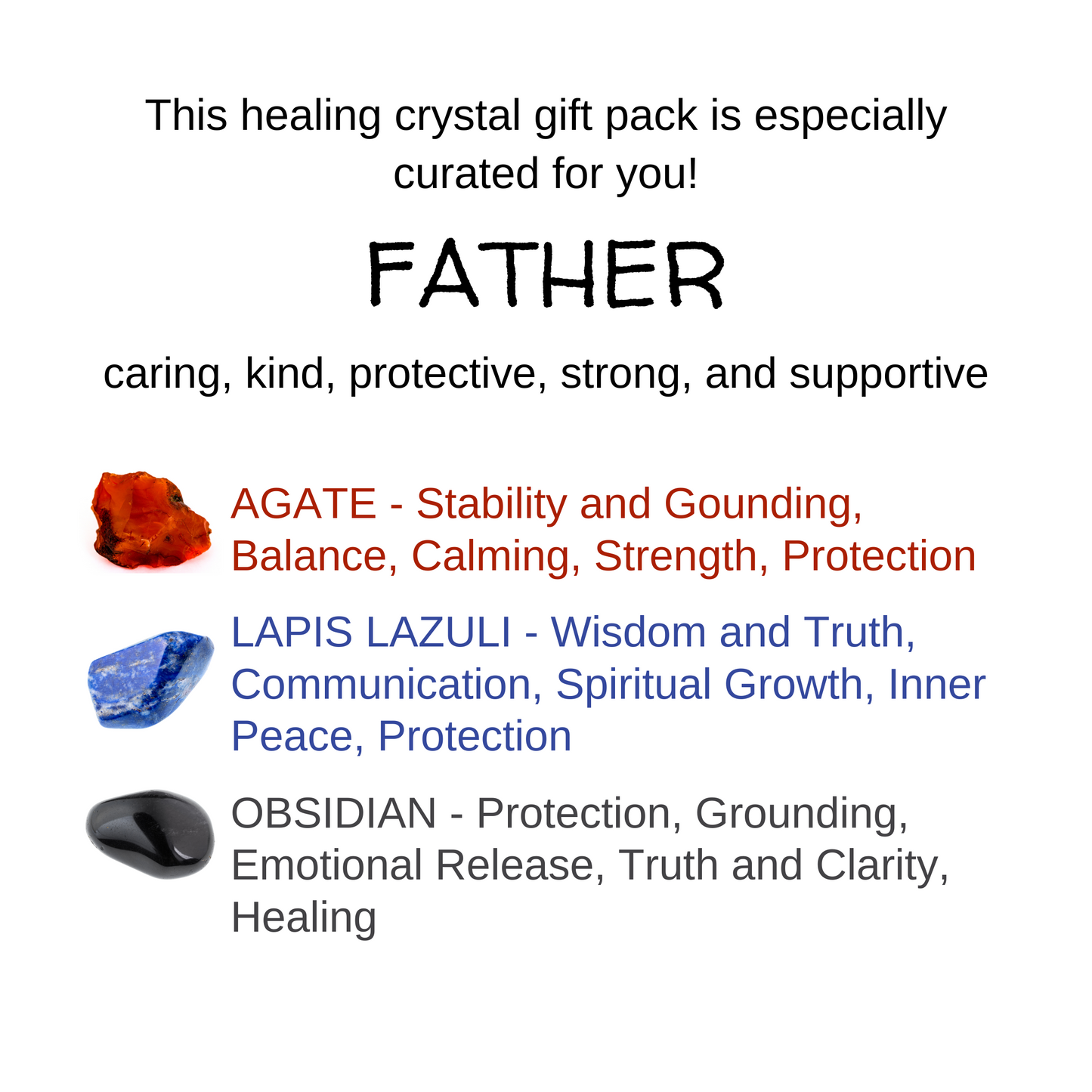 Family & Friends Self-Care Crystal Gift Box