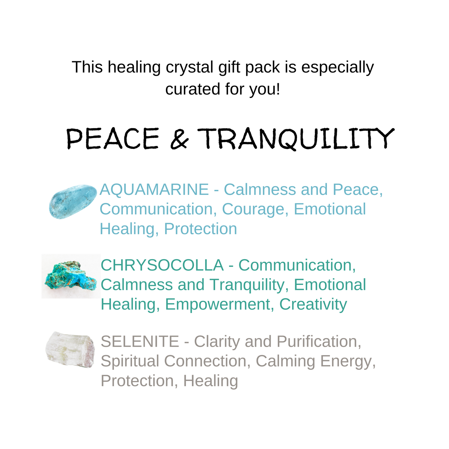 Intention Setting Self-Care Crystal Gift Box