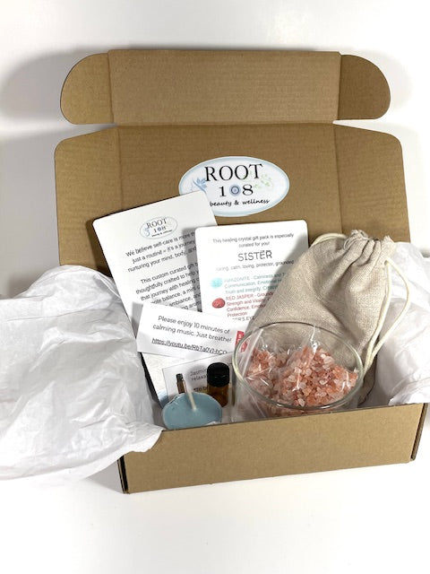 Family & Friends Self-Care Crystal Gift Box