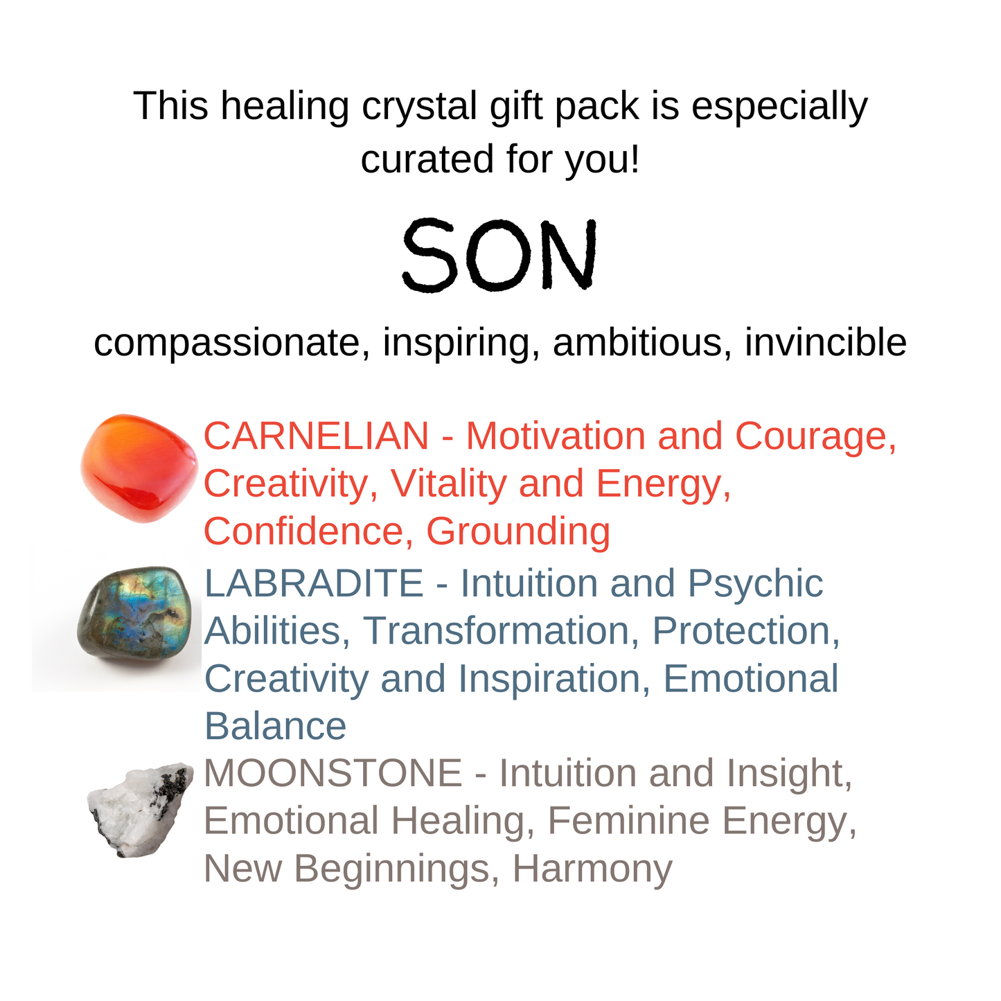 Family & Friends Self-Care Crystal Gift Box