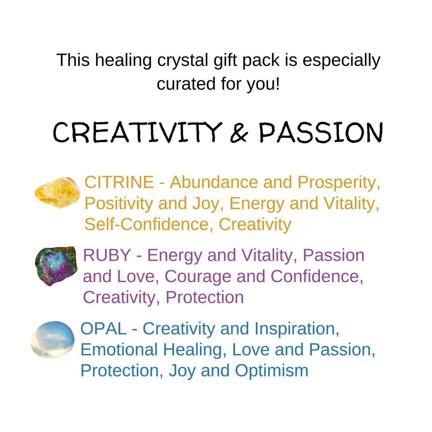 Intention Setting Self-Care Crystal Gift Box