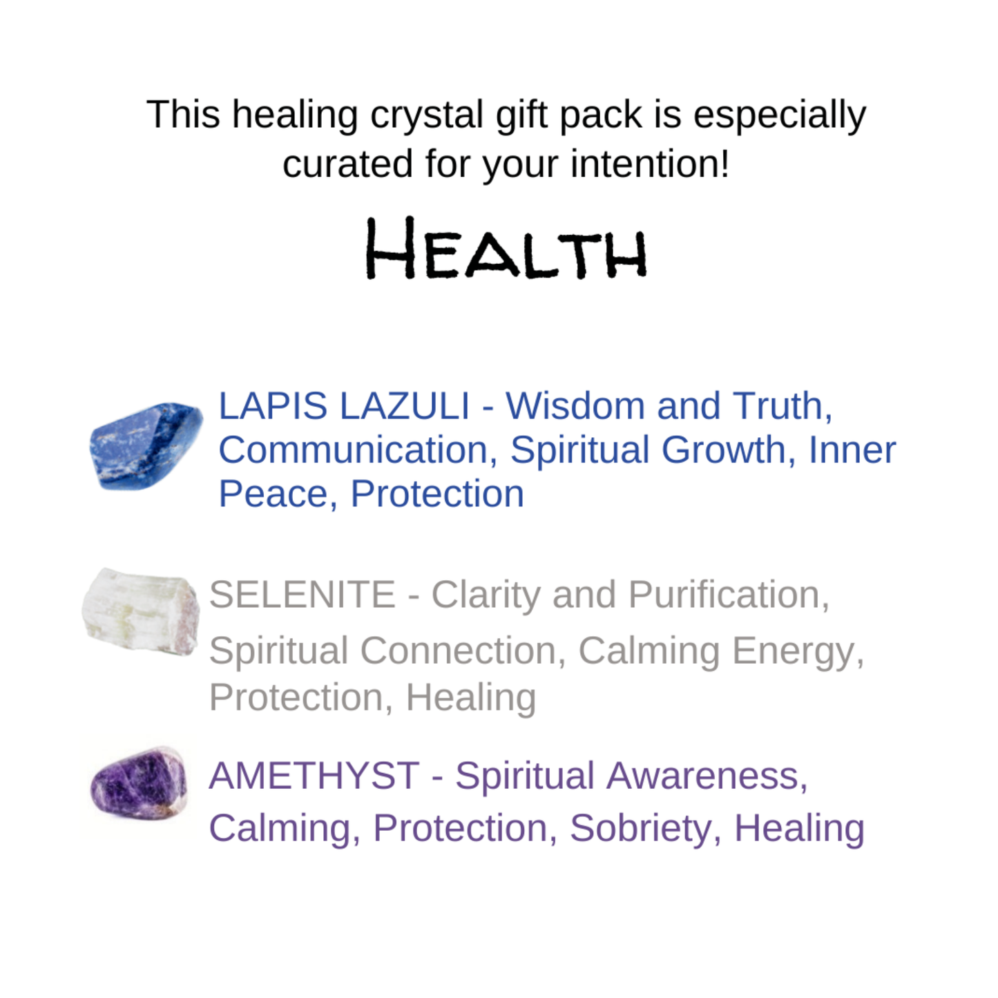 Intention Setting Self-Care Crystal Gift Box