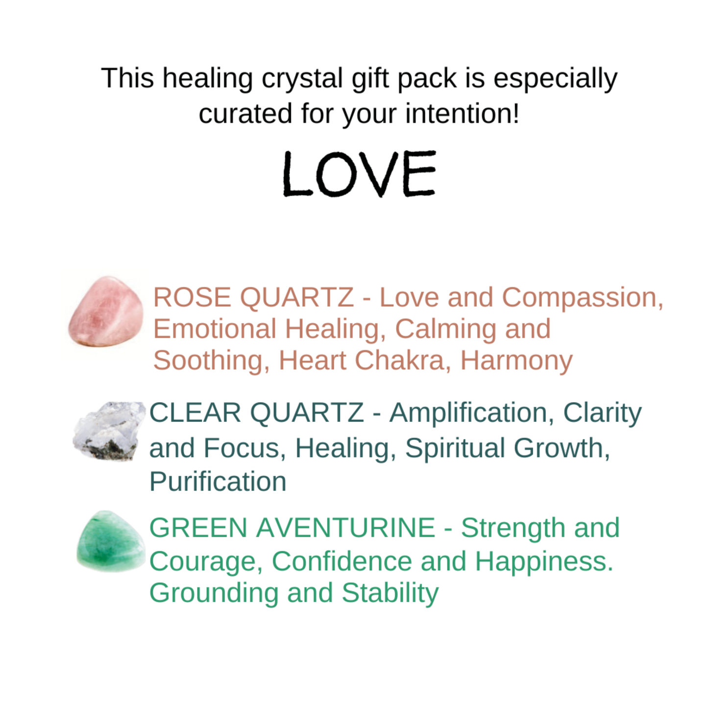 Intention Setting Self-Care Crystal Gift Box