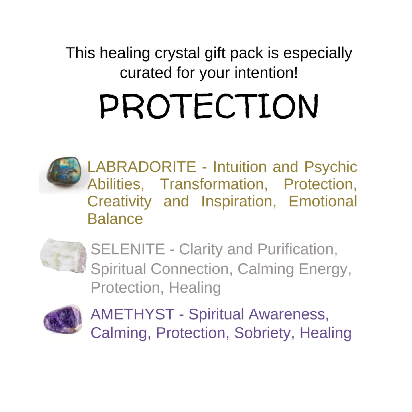 Intention Setting Self-Care Crystal Gift Box